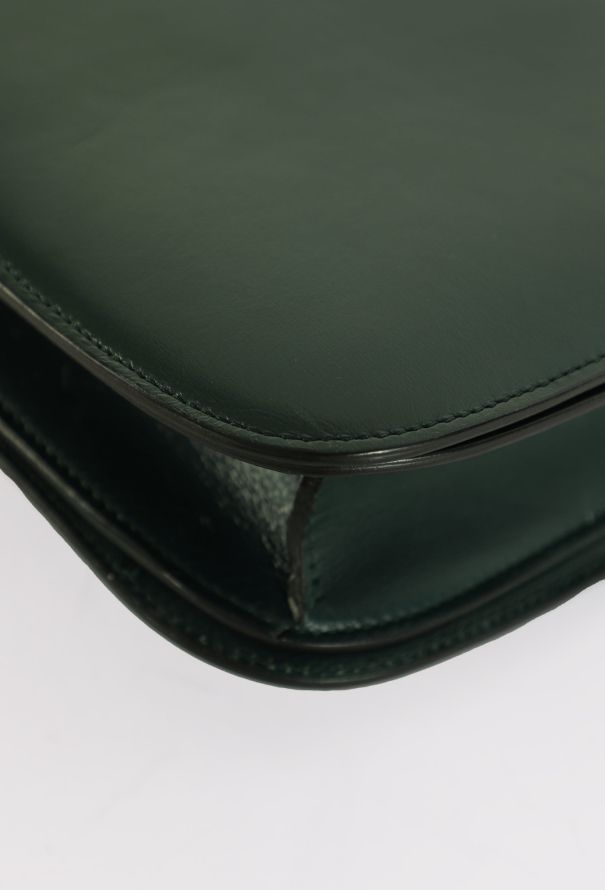 Céline Dark Green Classic Box Bag - 9