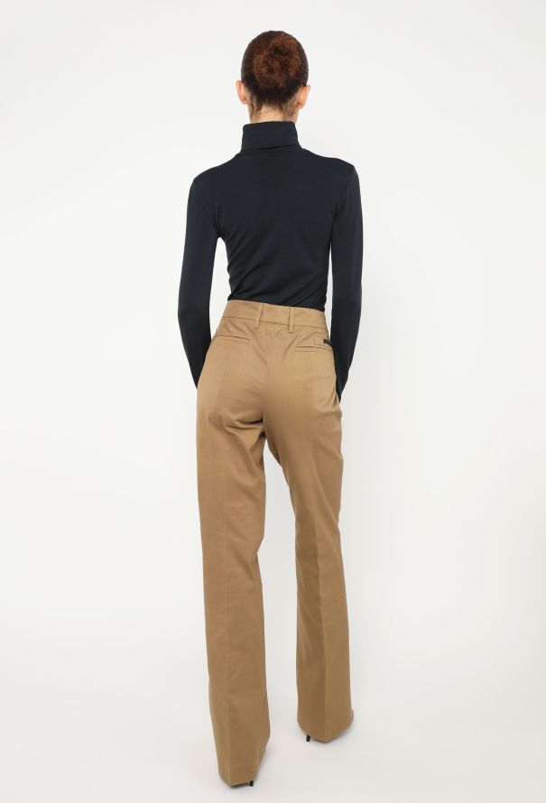 Prada Classic Gabardine Bootcut Trousers - 4 Prada Classic Gabardine Bootcut Trousers - 4