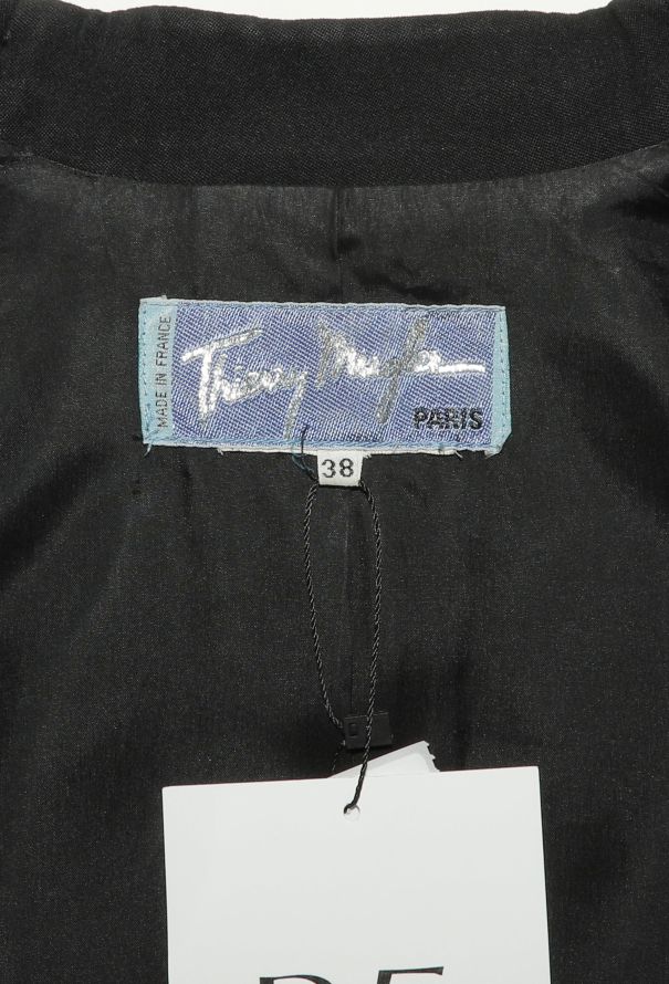 Thierry Mugler 1985 Strass Appliqué Peplum Jacket - 6