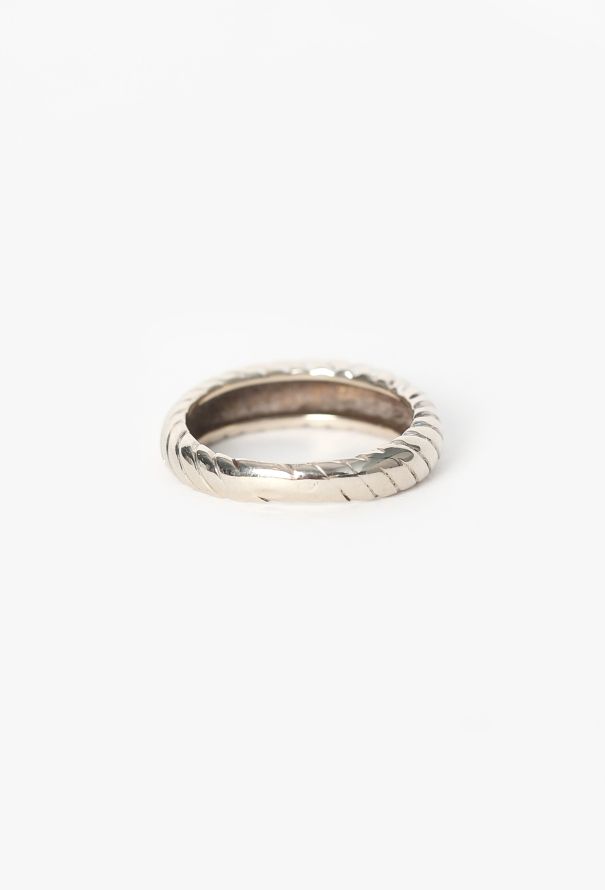 Boucheron 18K Grey Gold Torsadé Ring - 4 Boucheron 18K Grey Gold Torsadé Ring - 4