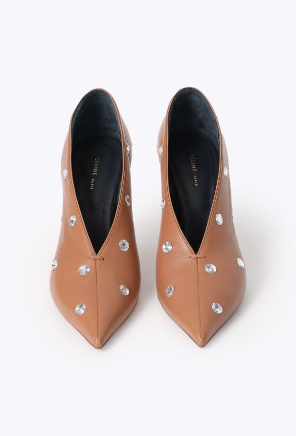 Céline 2018 Embellished Leather Pumps - 2