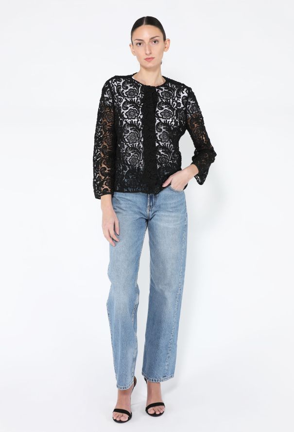 Prada F/W 2008 Guipure Lace Cardigan - 3