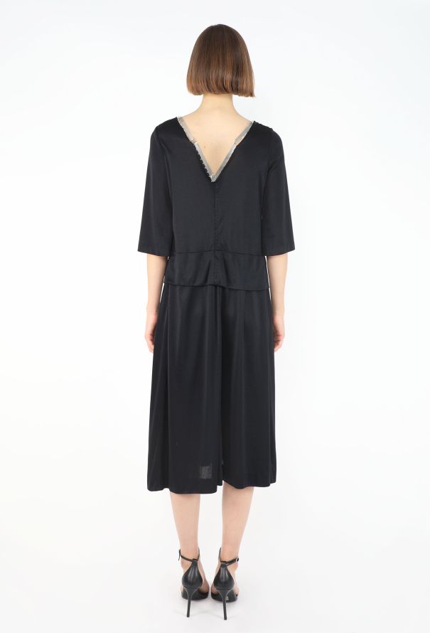 Azzaro Hardware Trim Jersey Dress, 1970s - 6