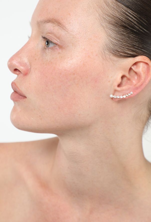 Modern Fine Jewelry Jacquie Aiche 18k Yellow Gold & Diamond Single Earring - 6