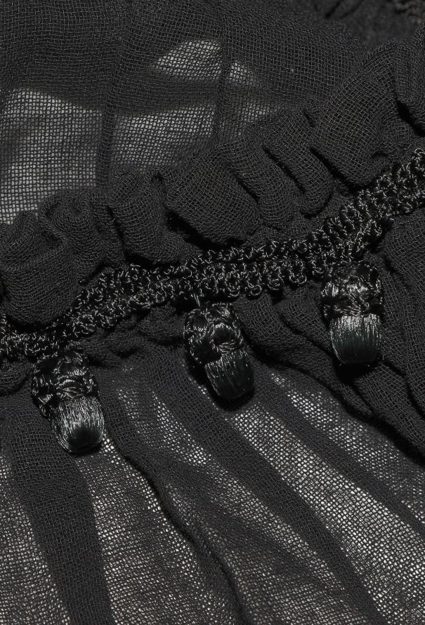 Saint Laurent S/S 1977 Chantilly Carmen Blouse - 9