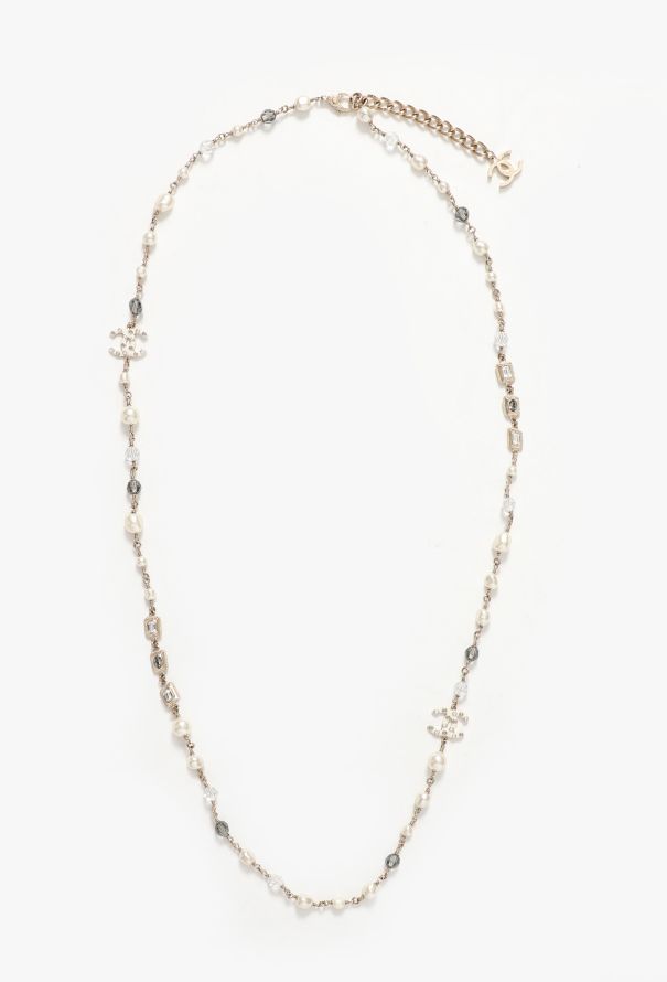 Chanel Resort 2019 Pearl Strass 'CC' Sautoir - 1