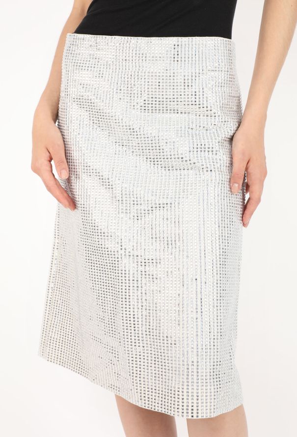 Bottega Veneta Strass Appliqué Skirt, 2019 - 4