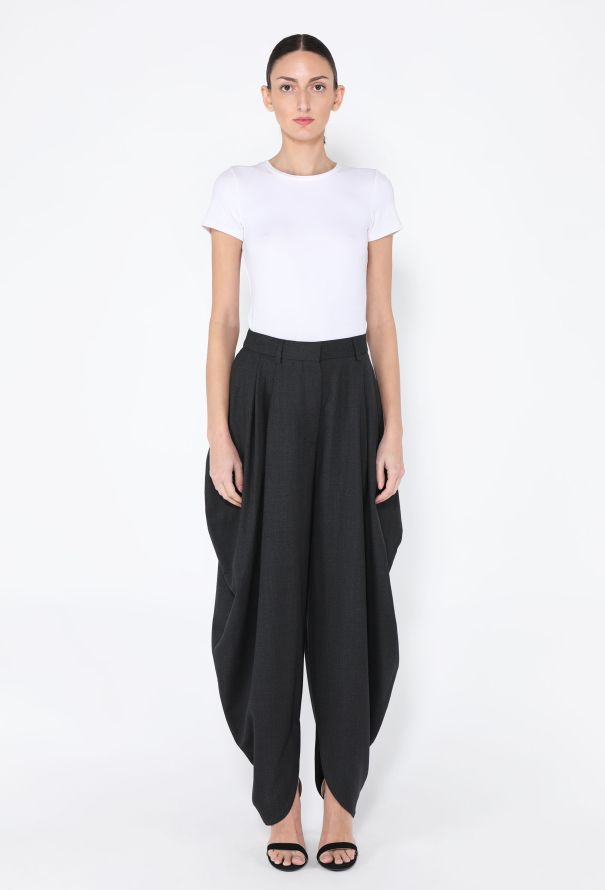Loewe 2024 Draped Harem Trousers - 2