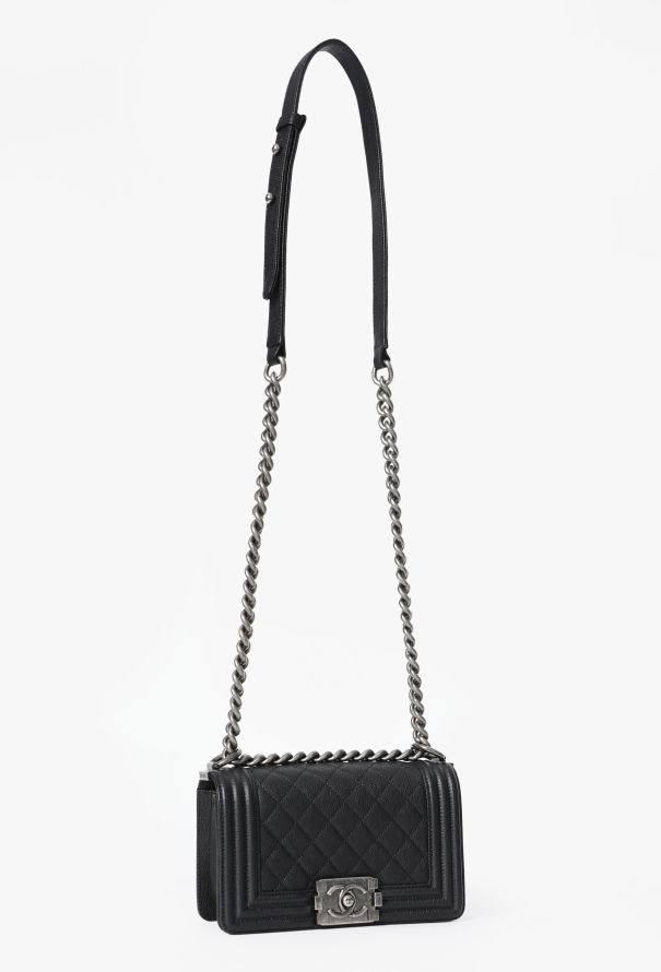 Chanel Caviar Mini Boy Bag - 3