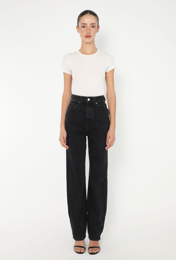 Khaite 2023 Albi Tapered-Leg Jeans - 2