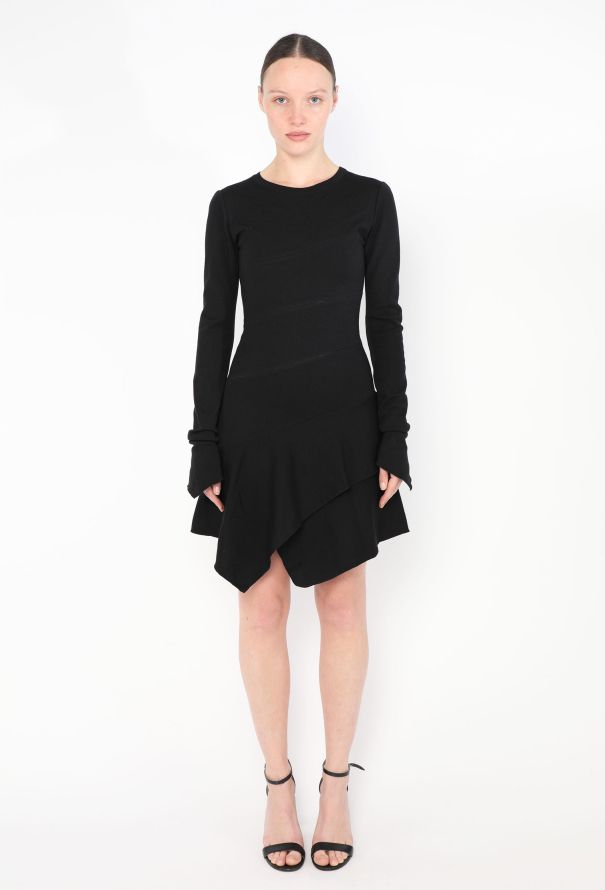 Alaïa Asymmetrical Skater Dress - 1