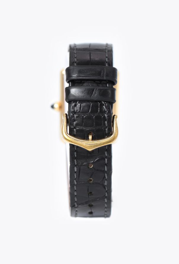 Cartier '90s 18k Yellow Gold Tank Louis Moonphase Watch - 4