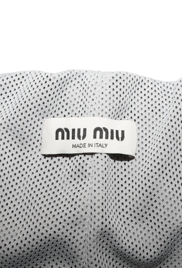 Miu Miu S/S 2025 Mesh Logo Joggers - 6
