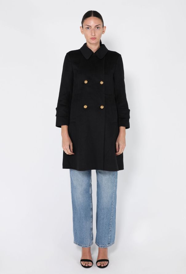 Louis Vuitton Felted Wool Peacoat - 1