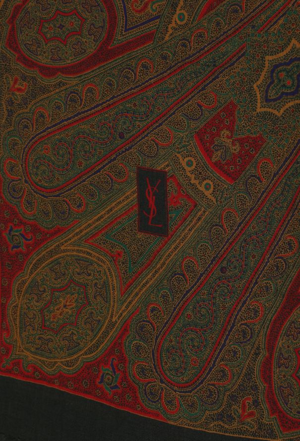 Saint Laurent Late '70s Russian Paisley Shawl - 3