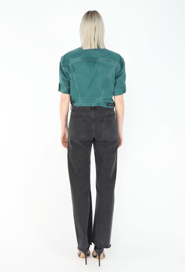 Jean Paul Gaultier 1990 Denim Cropped Jacket - 8