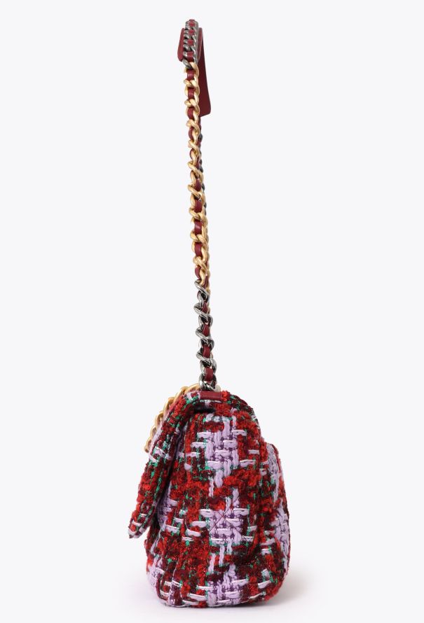 Chanel Multicolor Tweed 19 Flap Bag - 4