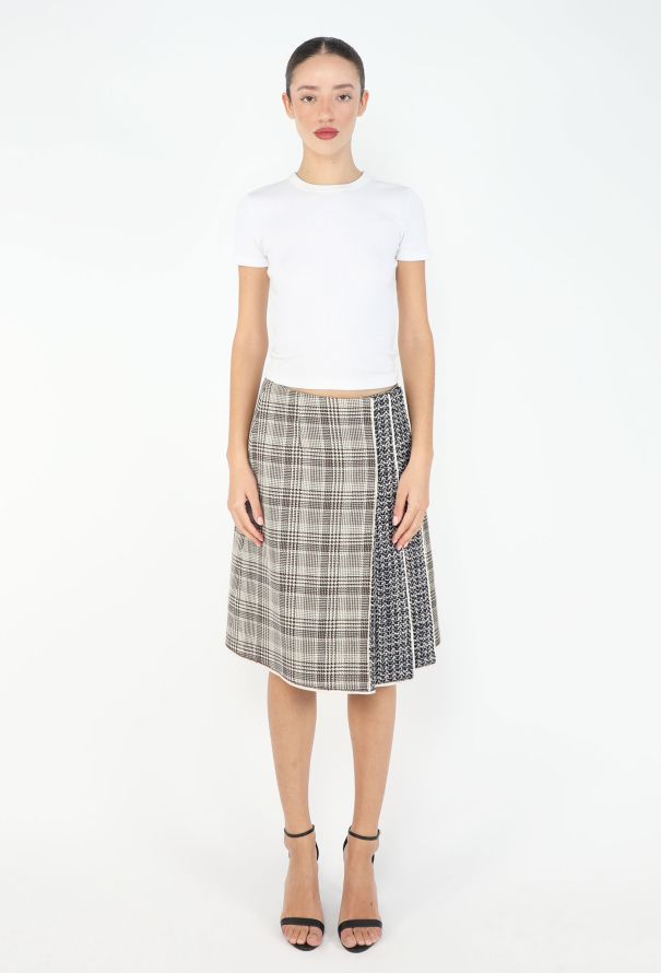 Prada S/S 2016 Patchwork Tweed Ensemble - 4