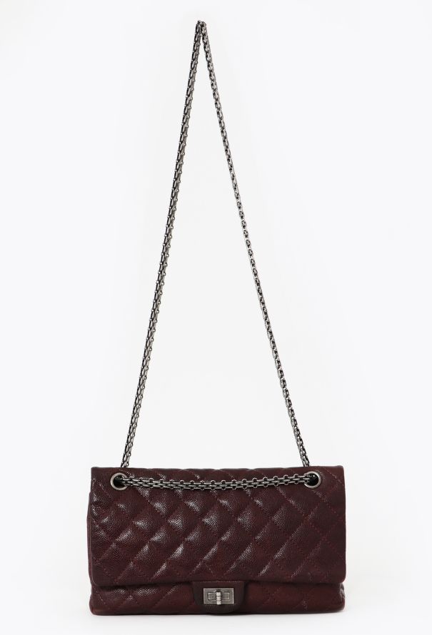 Chanel Caviar 2.55 Medium Flap Bag - 2