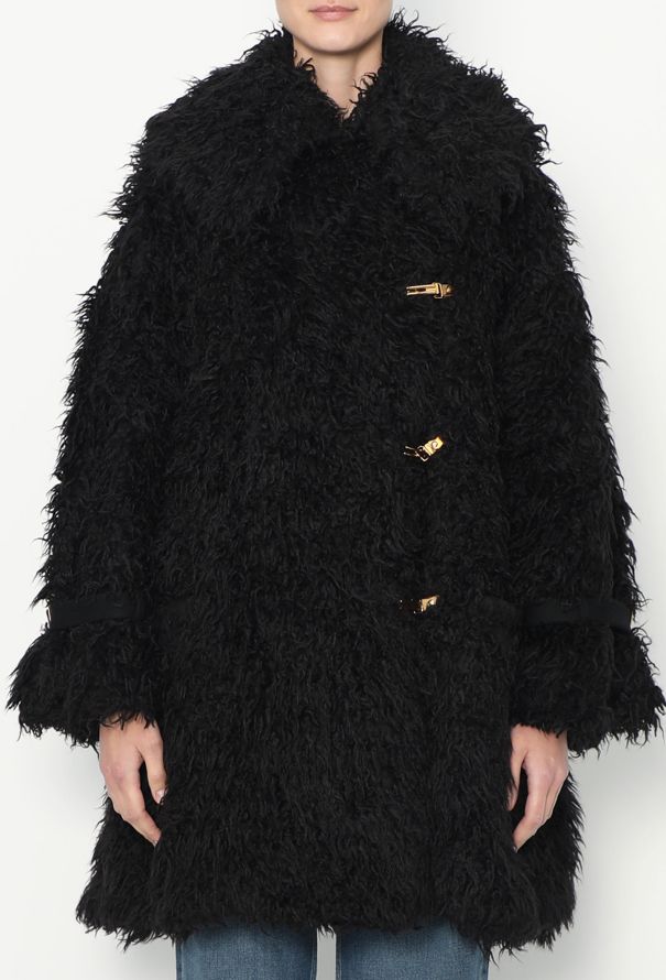Céline Pre-Fall 2013 Faux Shearling Coat - 1