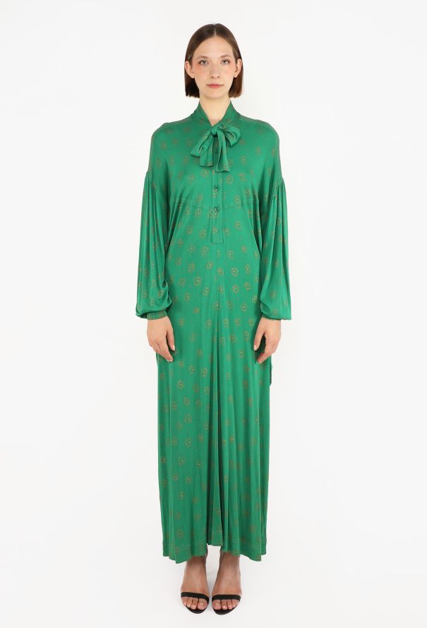 Jean Muir Belted Lavallière Dress, 1970s - 4