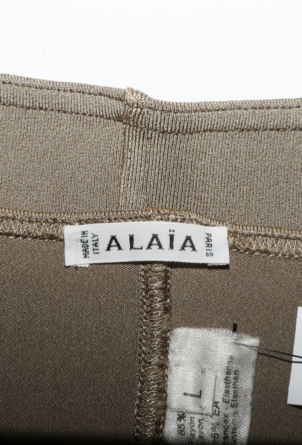 Alaïa Collector S/S 1990 Pleated Bodycon Dress - 6