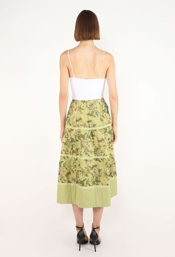 Dries Van Noten Tiered Silk Organza Skirt, S/S 2000 - 5