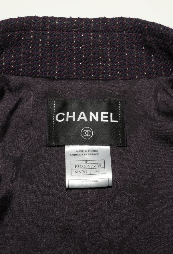Chanel 2008 Iridescent Tweed Jacket - 5 Chanel 2008 Iridescent Tweed Jacket - 5
