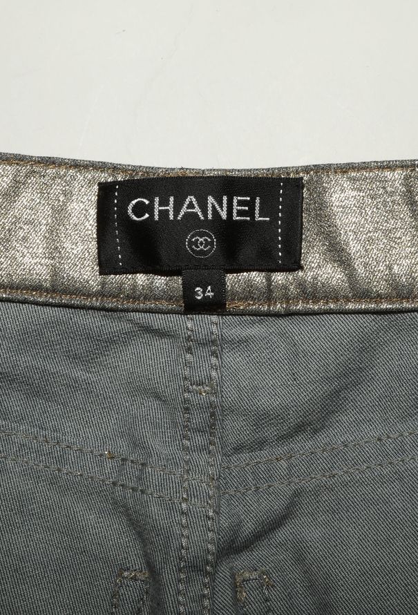 Chanel Pre-Fall 2019 Paris-New York Metallic Pants - 6