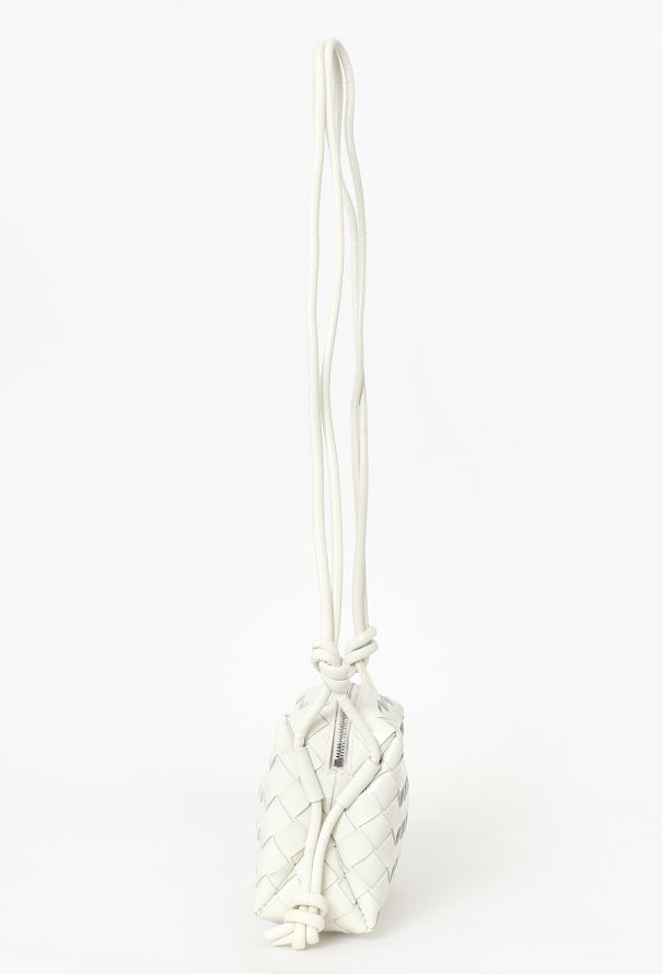 Bottega Veneta Mini Loop Camera Bag White - 3