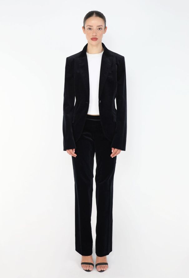 Gucci 2005 Velvet Horsebit Suit - 6