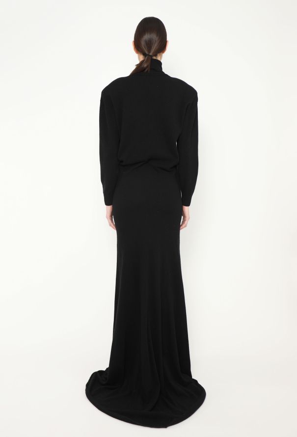 Saint Laurent F/W 2022 Cashmere Knit Gown - 5 Saint Laurent F/W 2022 Cashmere Knit Gown - 5