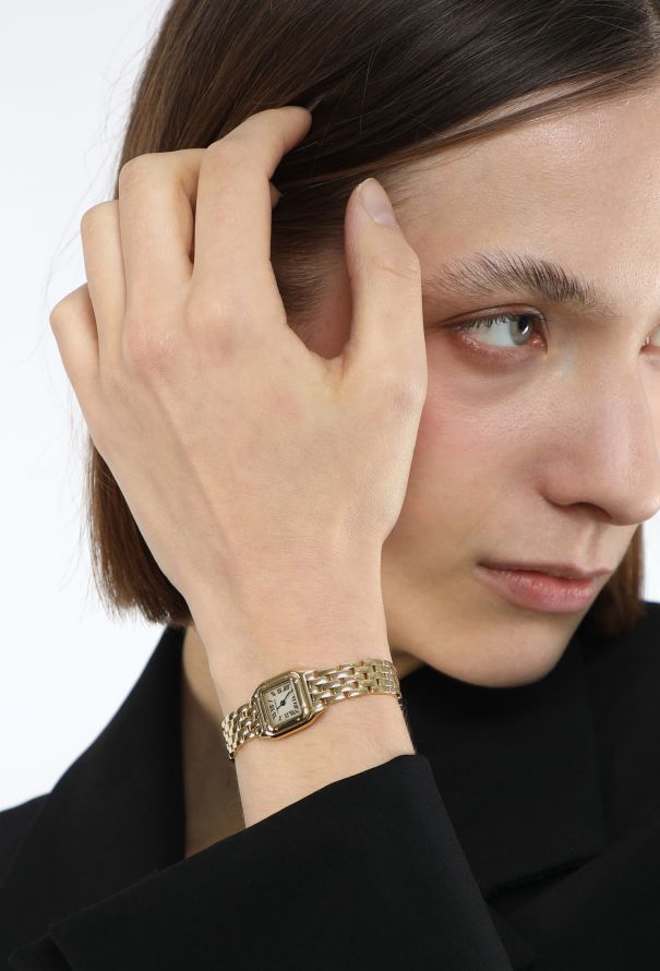 Cartier RARE Vintage 18K Yellow Gold Mini Panthère Watch - 6