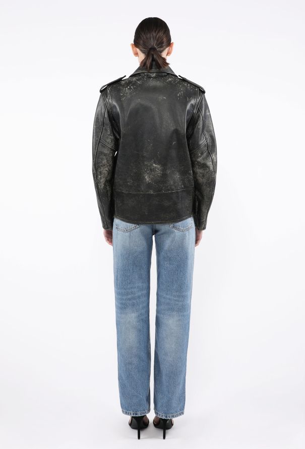The Row Catalina Distressed Biker Jacket, 2023 - 6