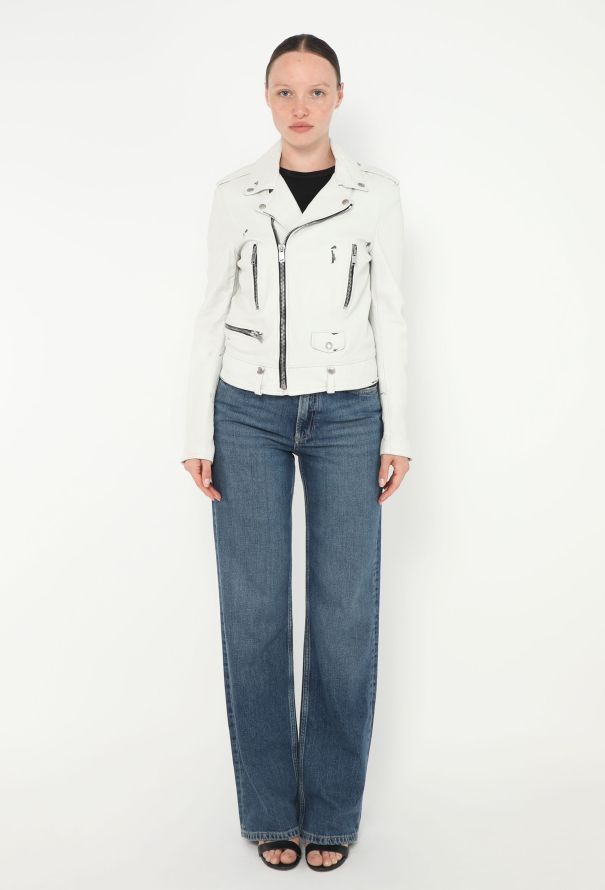 Saint Laurent S/S 2016 Distressed Leather Biker Jacket - 3 Saint Laurent S/S 2016 Distressed Leather Biker Jacket - 3