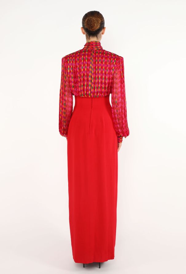 Bob Mackie Beaded Chiffon Dress, F/W 1989 - 5