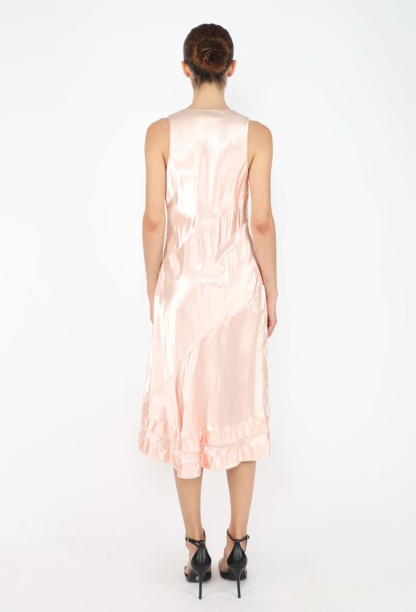 Louis Vuitton Charmeuse Ruffled Dress, F/W 2017 - 5
