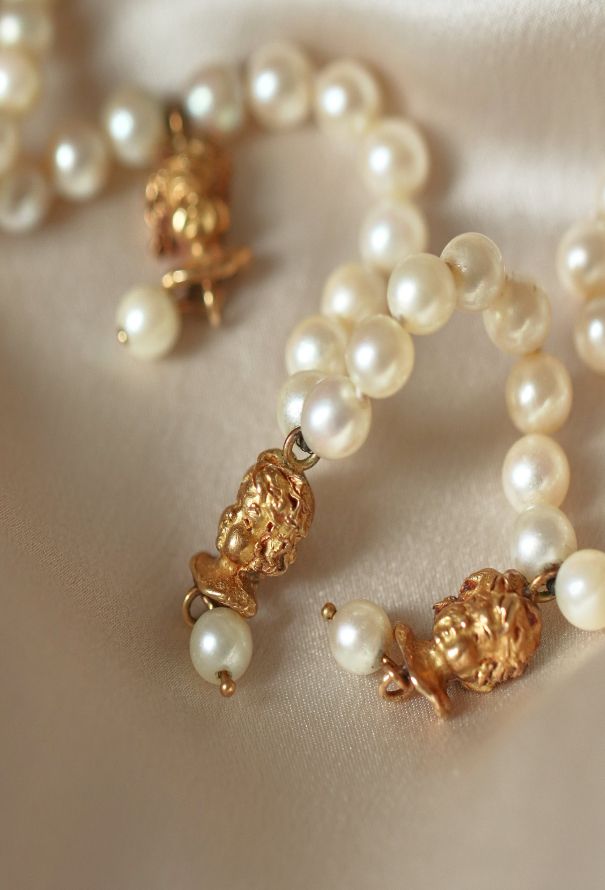 Modern Fine Jewelry Germano Gioielleria 18k Yellow Gold & Pearl Necklace - 3