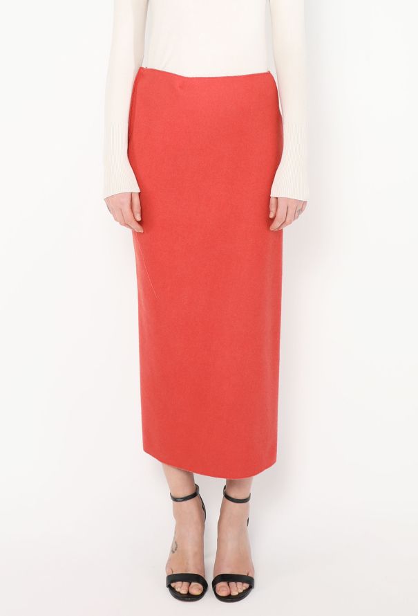 Jil Sander Early 2000s Asymmetrical Felted Skirt - 2 Jil Sander Early 2000s Asymmetrical Felted Skirt - 2
