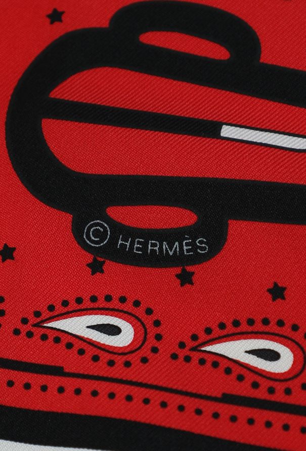 Hermès 2019 'Bovclerie' 55cm Silk Carré - 4