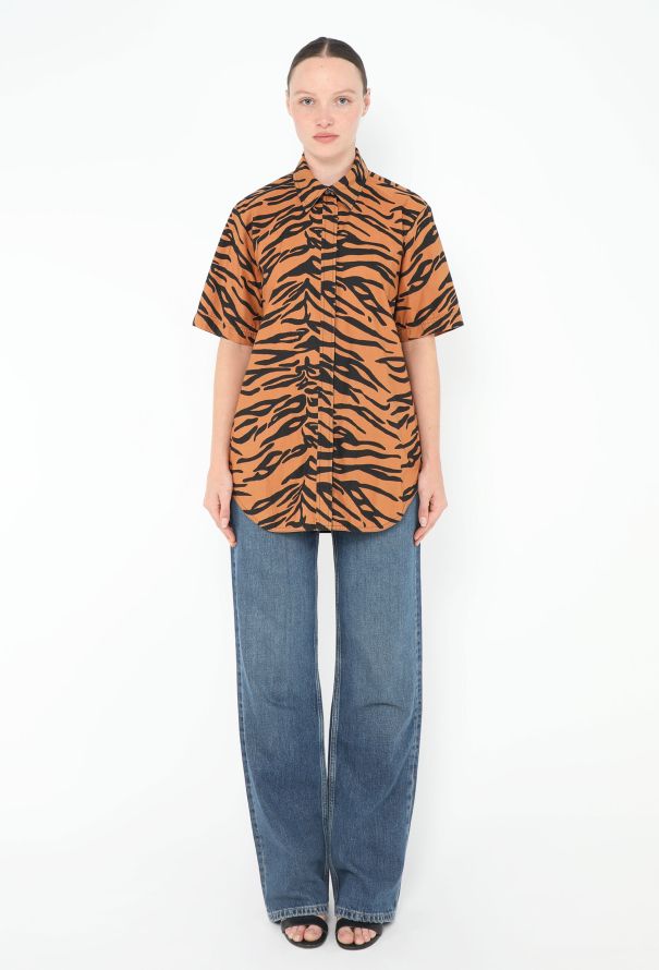 Céline Resort 2016 Tiger Print Shirt - 1