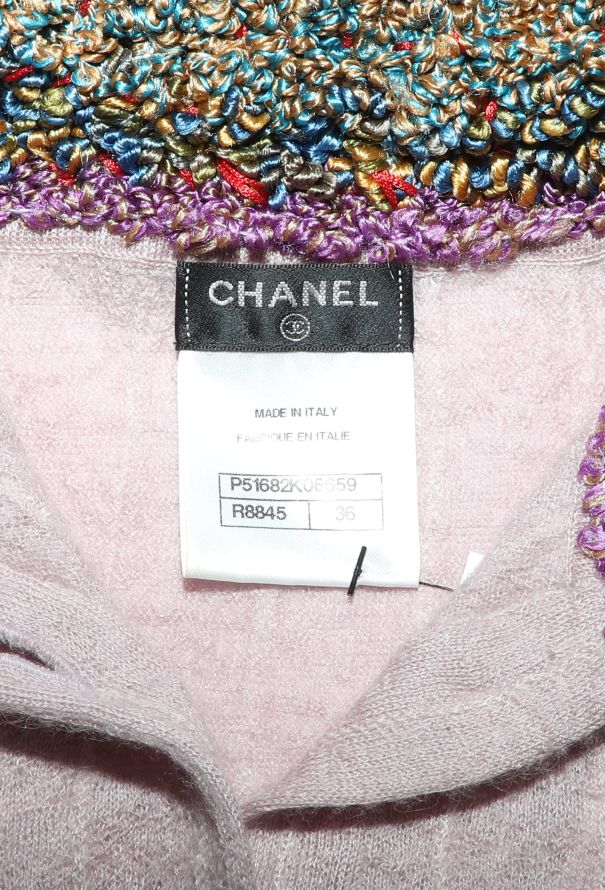 Chanel S/S 2015 Bouclé Cashmere Top - 7