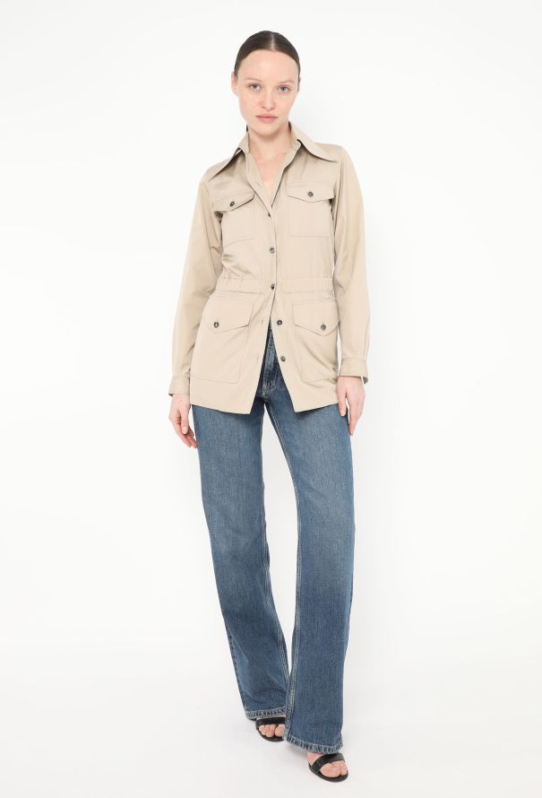 Saint Laurent COLLECTOR 1972 Safari Jacket seen on Lauren Hutton - 3 Saint Laurent COLLECTOR 1972 Safari Jacket seen on Lauren Hutton - 3
