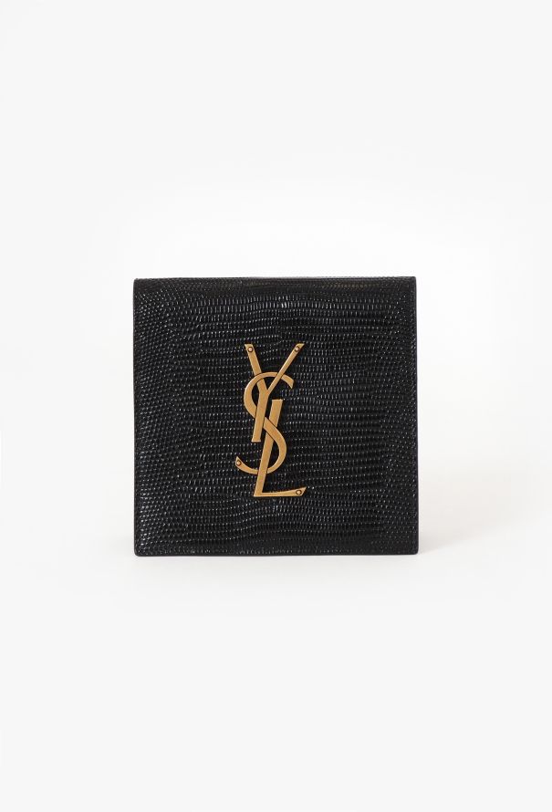 Saint Laurent F/W 2025 Show Invitation Leather Card Holder - 1