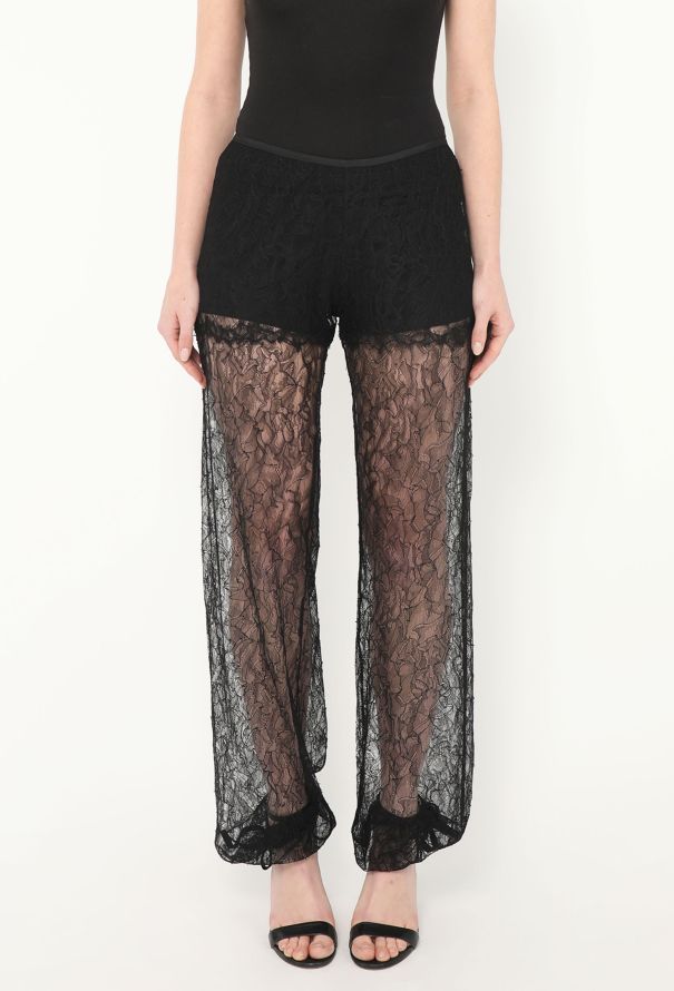 Chanel 2004 Lace Grosgrain Pants - 2