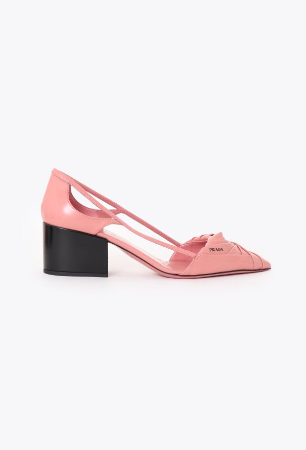 Prada F/W 2024 Sculpted Rose Pumps - 1
