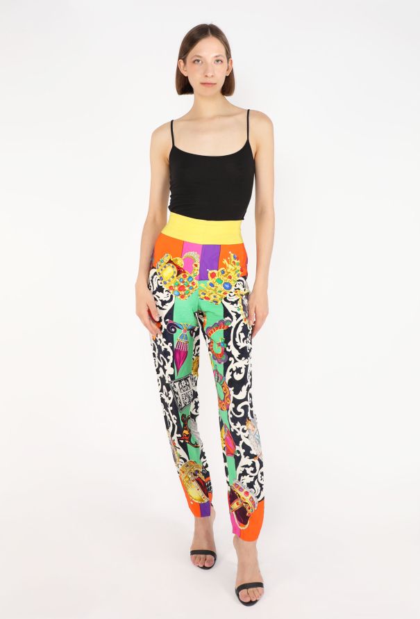 Gianni Versace Atelier Regalia Printed Pants, S/S 1991 - 5