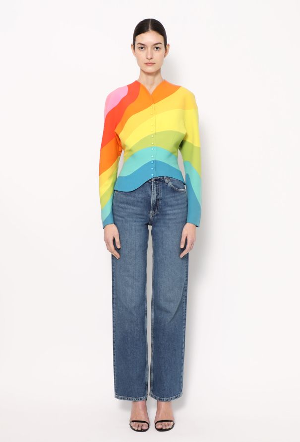 Rainbow Hourglass Jacket | Authentic & Vintage | ReSee