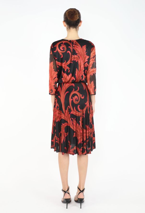 Gianni Versace Baroque Belted Dress, 2000 - 4