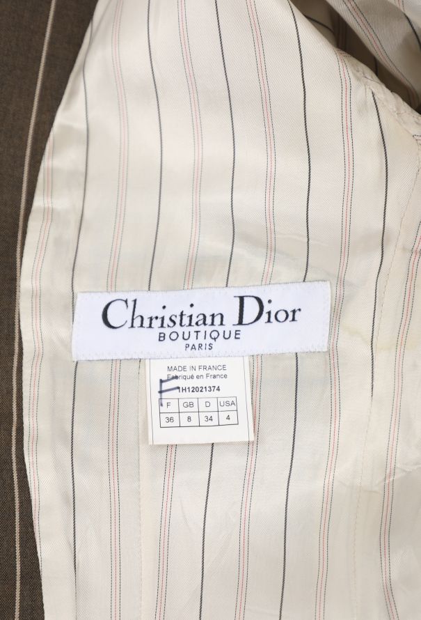 Dior ICONIC F/W 2001 Pinstripe Tailored Suit - 9